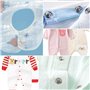 100 kits Boutons-Pression en Métal，pince bouton pression，pour la couture de vêtements pour bébé enfant, bricolage sac, vestes, j