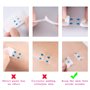 Locisne 200 PCS Visage De Levage Autocollant, Ruban Adhésif De Lifting Du Visage Mince Invisible Visage Mince Autocollants V-For