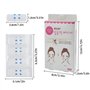 Locisne 200 PCS Visage De Levage Autocollant, Ruban Adhésif De Lifting Du Visage Mince Invisible Visage Mince Autocollants V-For
