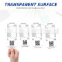 Porte Bon Commande Cuisine ChèQues - Acrylique Transparent ReçU Papier Pince Caisse Gastronomique Patte Fixation Pour Catering,