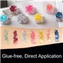 Paillettes de Corps, 12Pcs Paillette Cosmétiques Glitter, pour Festival Visage Corps Ongles Nail Art Decoration, pour Halloween,
