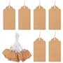 aupawdy 500pcs etiquette avec ficelle etiquette bijoux etiquette étiquettes de Prix étiquettes kraft pour Vêtement de Bijoux mar