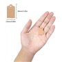 aupawdy 500pcs etiquette avec ficelle etiquette bijoux etiquette étiquettes de Prix étiquettes kraft pour Vêtement de Bijoux mar