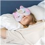 3 Pièces Licorne Masques de Sommeil Kit, Yeux Masque, Yeux Bandés pour Femmes Filles Enfants Moelleux Maison Lit Voyager Vol De