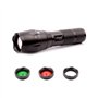 Llys Colors 5 modes Zoomable lampe de poche lumière rouge/vert/blanc LED lampe de poche torche avec aimant