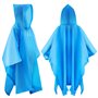 PBUSPU 2 Pièces Ponchos de Pluie avec Chapeau