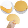 3 Pièces Corne Patisserie,Grattoir à Pâte en Plastique Coupe pâte,Plastique Racloir Patisserie Spatules pour Pain Cuisine, Pâtis