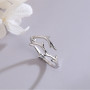 Branche Épines Bague Ajustable Ouverte Femme Homme
