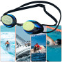 Dalephoric Lunettes de Natation, Lunettes de Piscine Silicone Souple, Protection UV et Anti Buée, Étanches, Vision claire, Swimm