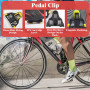 Dalephoric 4 Pièces Cales de Pédale de Vélo, Crampons Chaussures de Vélo pour SPD SL Crampons, Dureté Élevée, Résistant à l'usur