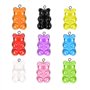 Pendentifs Charms d’Ours Coloré
