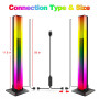 Eukee Lot de 2 RGB Bureau