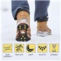 Crampons Antidérapants, Crampon Botte Neige, Glace Neige Traction Crampons, Crampons Neige Chaussures, pour Chaussures de Randon
