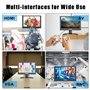 Suprlipy Mini Moniteur HDMI 10,1 Pouces 1920x1200 IPS boîtier en métal écran LCD Prend en Charge l'entrée HDMI/VGA/AV/BNC avec t