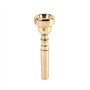 Embouchure de trompette Alnicov Embouchure d'instruments 7C en laiton doré compatible avec les débutants et les joueurs professi