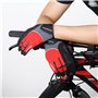 4UMOR Gants Cyclisme avec Gel Rembourré Doigt Complet - Gants Sport Respirant Souple Anti-Choc à Écran Tactile pour Vélo, VTT, B