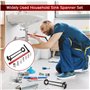 QOUBNIC 8-17 mm Outil Spécial pour Robinet de Lavabo Clé de Robinet, Jeu de Clés pour Écrou de Robinet Cle pour Robinet Evier po
