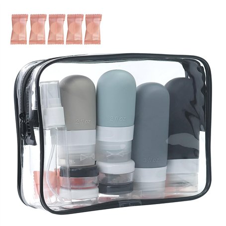 Lot de 17 bouteilles de voyage à remplir