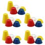 AMANDELIZABE Jumbo Lot de 20 tees de golf en caoutchouc - Différentes hauteurs et couleurs - Pour les jours glaciaux