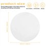 Papier sulfurisé rond : WEGREAT 200 feuilles de papier arrière rond 28 cm papier sulfurisé papier anti-adhésif pour barbecue, pl