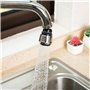 Aérateur de robinet, 360 rotation pivotante économiseur d'eau robinet aérateur diffuseur robinet buse filtre adaptateur remplace