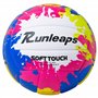 Runleaps Ballon de volleyball de plage officiel taille 5 souple et imperméable en polyuréthane pour intérieur
