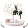 Présentoir de bijoux en bois de cerf，Support pour Organisateur de Collier，pour bagues