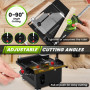 Yapasopu Mini scie circulaire de table 100W 0.1mm-16mm Petite scie à bois bricolage acrylique tronçonneuse modèle de précision s