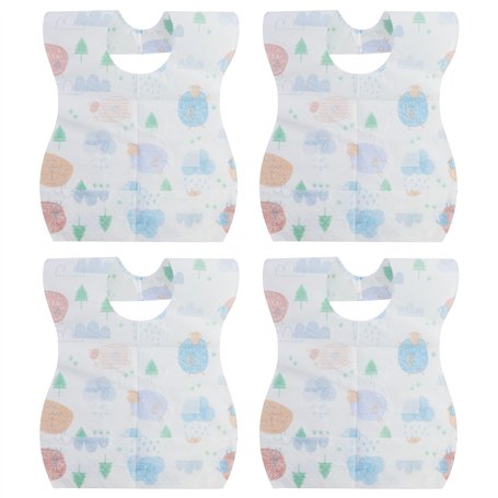 EMMALOUISESMITH Lot de 52 bavoirs jetables pour bébé
