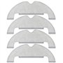 Lot de 4 chiffons de rechange pour aspirateur robot Dreame Bot Z10 Pro L10 Plus