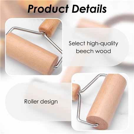 6 pièces Pinceaux en Détail à Ongles, Pinceaux Peinture Professionnels Pinceaux en Détail à Ongles Trousse pour DIY Nail Art Des