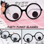 EPRHAY Lunettes à Yeux Mobiles Amusantes pour fête d'anniversaire déguisement