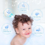 Bombes de bain pour enfants, 24 bombes de bain avec surprise phosphorescente à l'intérieur, bain moussant coloré naturel et biol