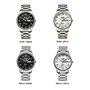 40 MM Analogique Etanche Affaires Inoxydable Montres Hommes Bracelet Acier