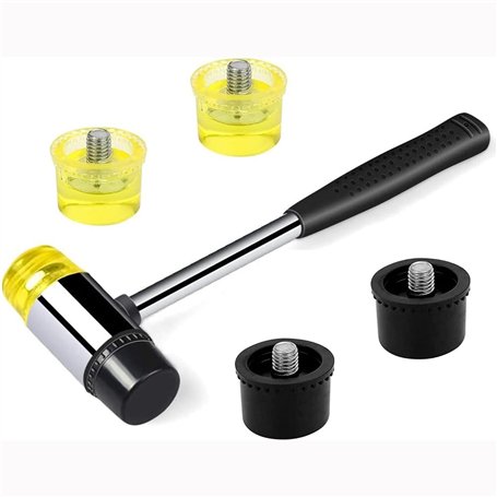 Wxinsheng Maillet en Caoutchouc à Double Face