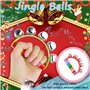 Wxinsheng Jingle Shaker Bells,3 Pièces Clochettes de Noël à Main avec Poignée de Traîneau Hochets Instruments de Percussion Musi