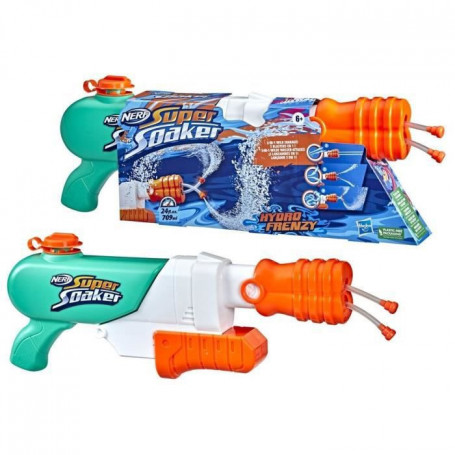 NERF SUPER SOAKER - Blaster a eau Hydro Frenzy - 3 manieres d'arroser. embout aj 34,99 €