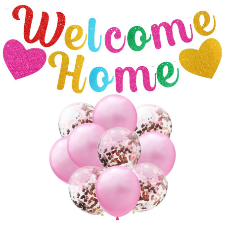 1 bannière de bienvenue à la maison