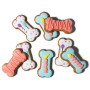 Modern Gourmet Foods - Kit de Biscuits Rose et Bleu pour Chiens - Pack de 8