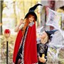 VNHATY Ensemble de maquillage 3 pièces pour roi et reine, cape royale d'Halloween, costume de jeu parent-enfant, adapté aux jeux