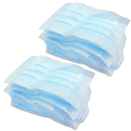 PFLYPF Lot de 18 recharges de chiffon à poussière en microfibre - Bleu