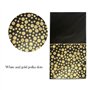 TAFACE Nappe en Or Noir 2pcs 137cm * 274cm, Nappe décorative à Motif de Points, épaissie imperméable et résistante à l'huile, dé