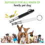 Omnikryp 2 Pièces Sifflet à Ultrasons pour Chien, Sifflet Chien Rappel Professionnel, Rappel avec Lanière, Aides à la Formation 