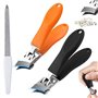 Poraceous 2 Pièces Coupe Ongle Pied