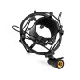 QWORK® Shock Mount Micro en Metal, Pied de Micro Shock Mount Anti-Vibration pour Microphone à Condensateur avec Diamètre de 45 m