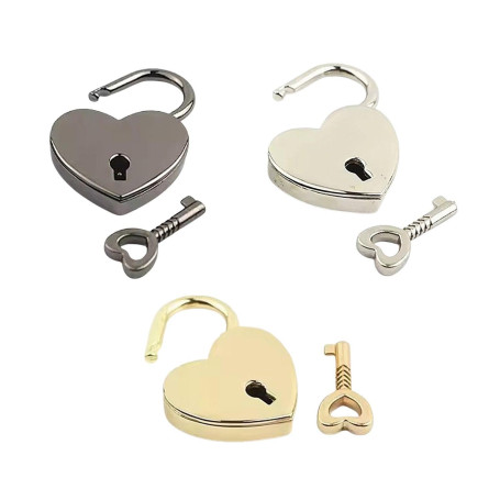 3 serrures à clé d'amour