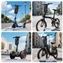 Gaethra 3L Sacoche Trotinette Electrique, Étanche Sac de Scooter, Accessoire Trotinette Electrique, Compatible avec Xiaomi Mijia