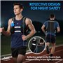Gilet Hydratation Running, Réglable Gilet Hydratation avec 2 Soft Flask 500 ML et Réfléchissant Gilet,Sac Hydratation Running Ho