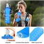 Gilet Hydratation Running, Réglable Gilet Hydratation avec 2 Soft Flask 500 ML et Réfléchissant Gilet,Sac Hydratation Running Ho
