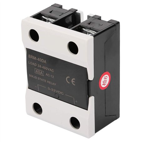 Relais à Semi-conducteurs BRM-40DA Charge 24-480V AC Relais à Semi-conducteurs pour Processus d'Automatisation Industrielle